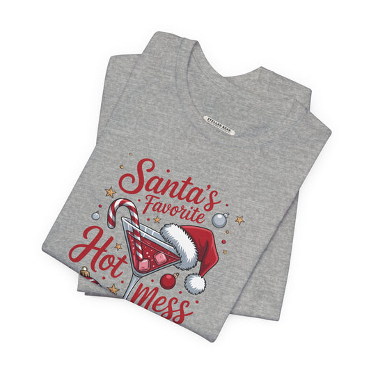 Santa's Hot Mess Graphic T-Shirt