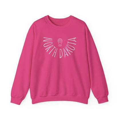 North Dakota Liquid Letters Graphic Sweatshirt