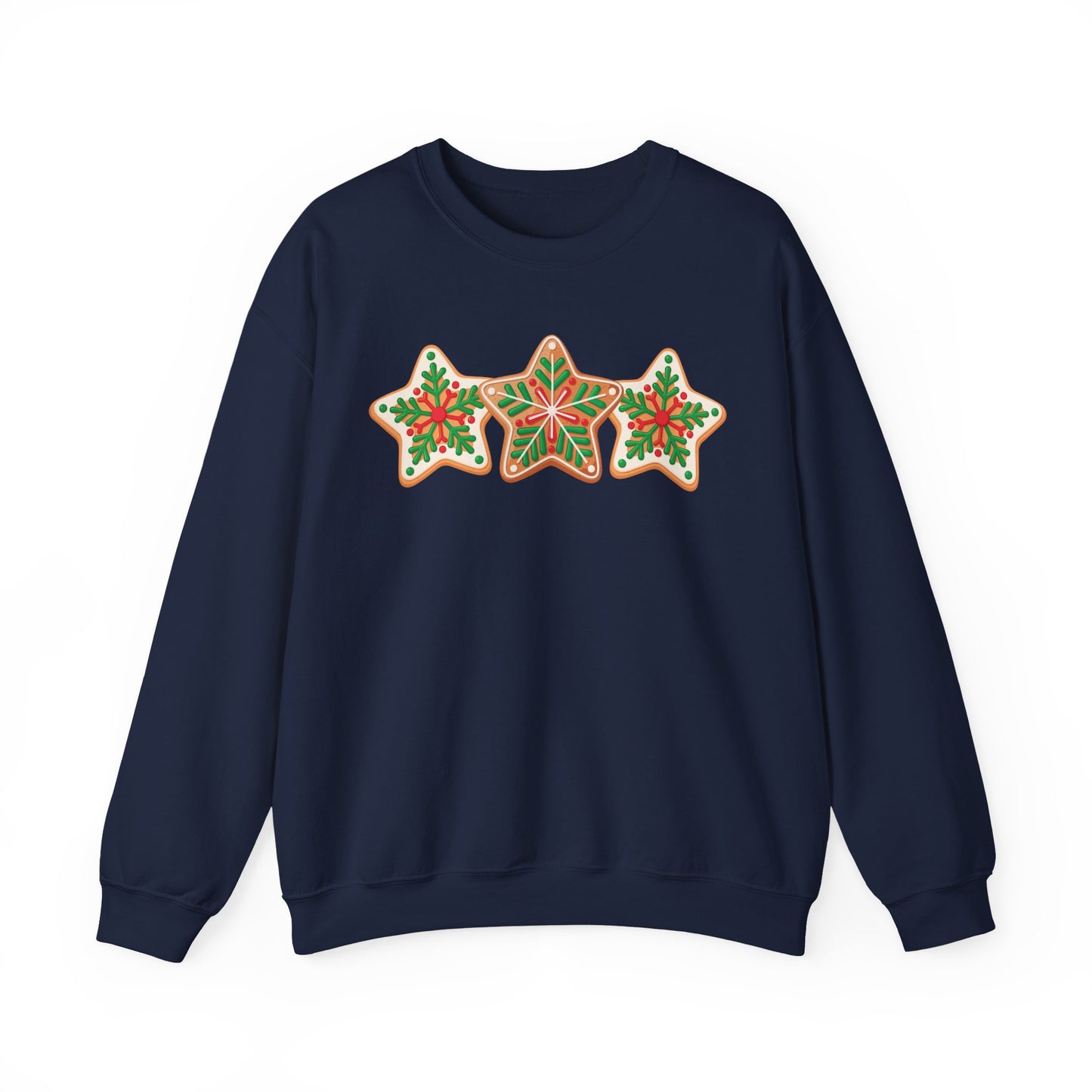 Christmas Star Cookies Graphic Sweatshirt