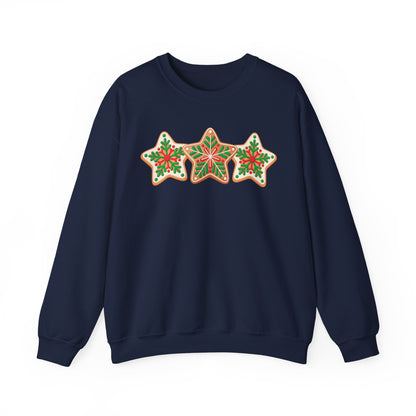 Christmas Star Cookies Graphic Sweatshirt