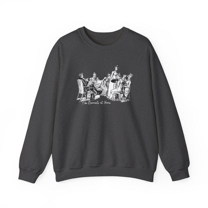 The Bennets at Home, Illustration 1894 Vintage Graphic Sweatshirt (Jane Austen)
