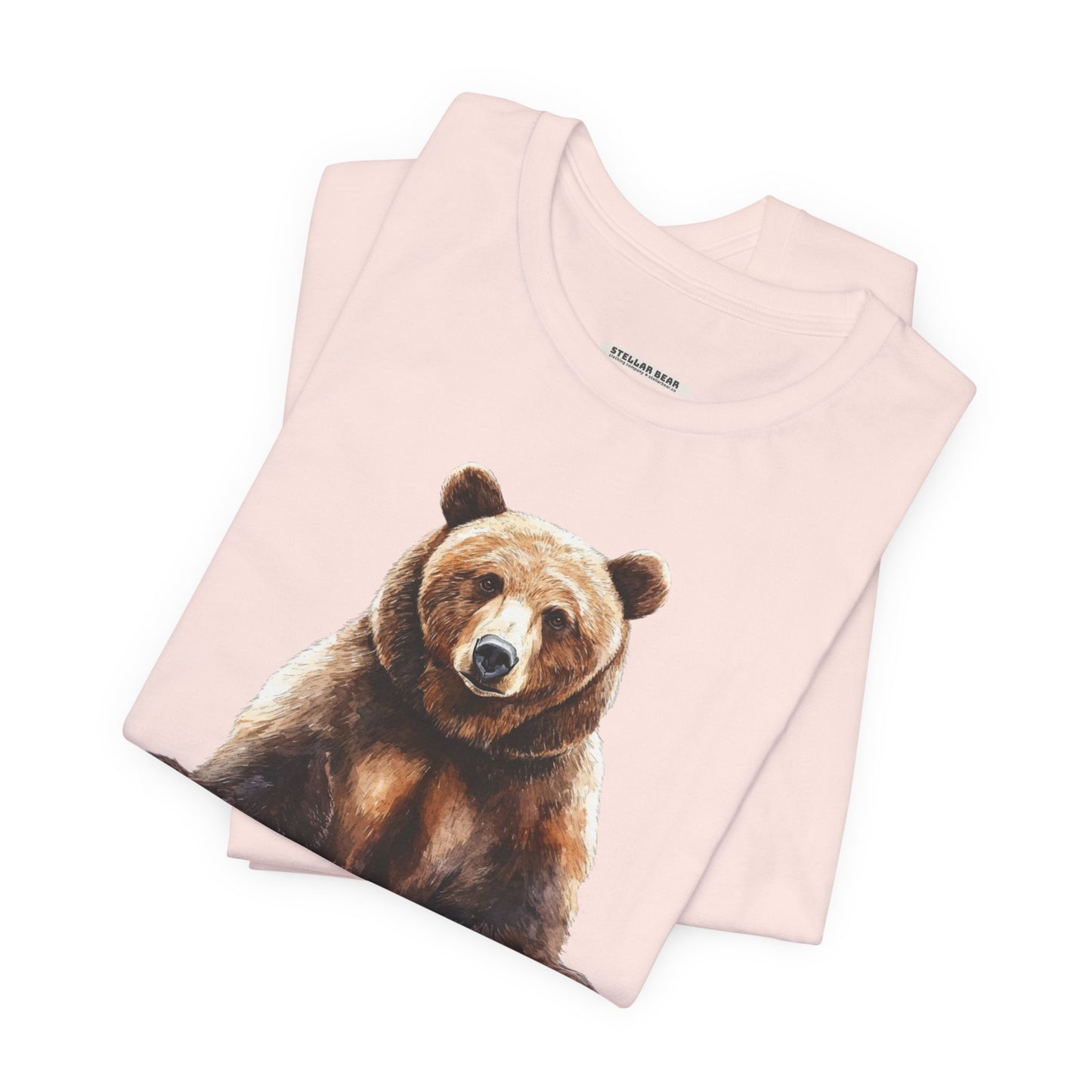 Grizzly Bear Sitting Graphic T-Shirt