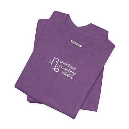 Capricorn Traits Zodiac Sign Graphic T-Shirt