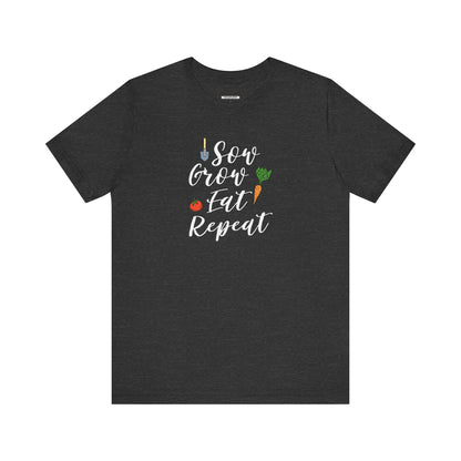 Sow Grow Eat Repeat Graphic T-Shirt