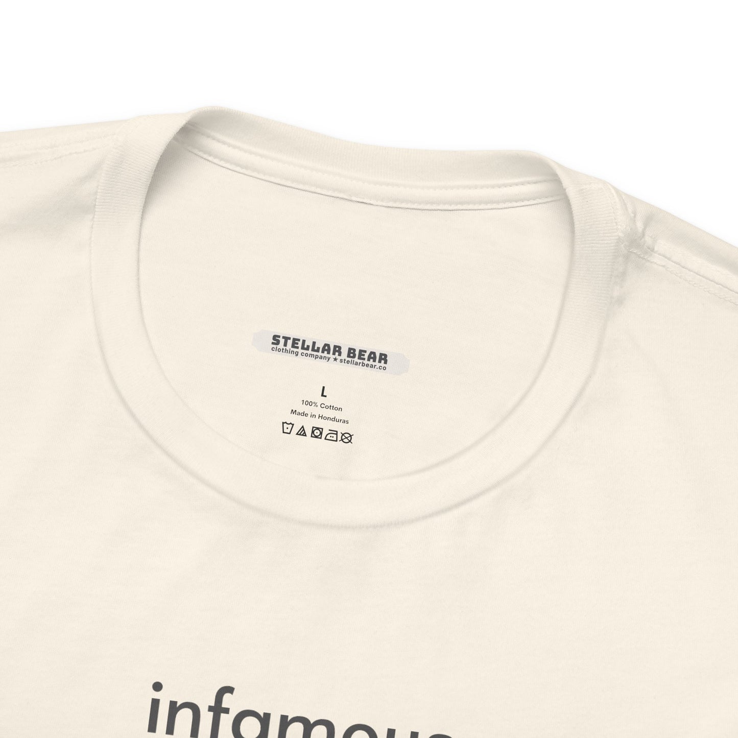 Infamous Minimalist Style T-Shirt