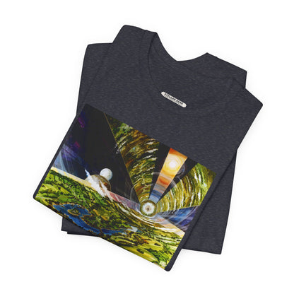 Space Colony's Windows, NASA 1970 Illustration Vintage Graphic T-Shirt