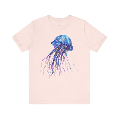 Jellyfish Blue Purple Graphic T-Shirt