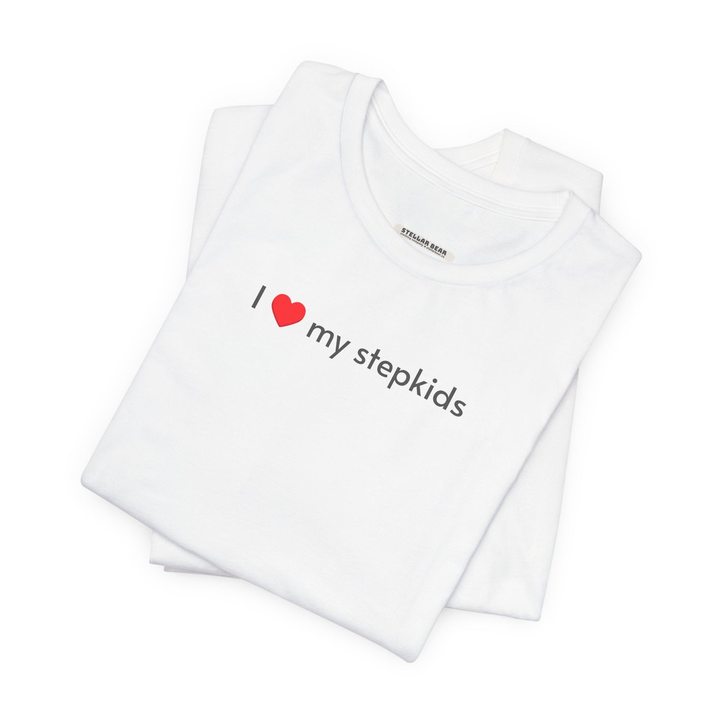 I Love My Stepkids Minimalist Style T-Shirt