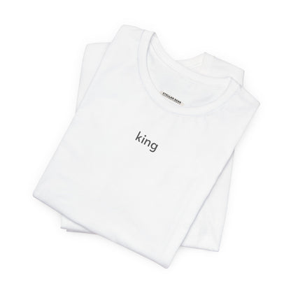 King Minimalist Style T-Shirt