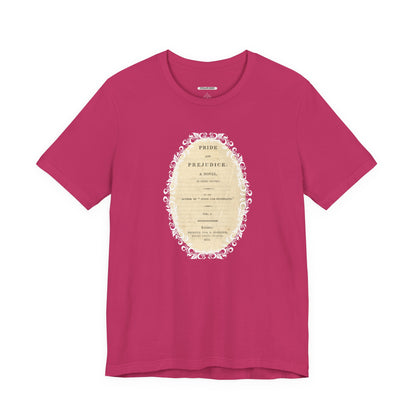 Pride and Prejudice First Edition Title Page 1813 Vintage Graphic T-Shirt (Jane Austen)