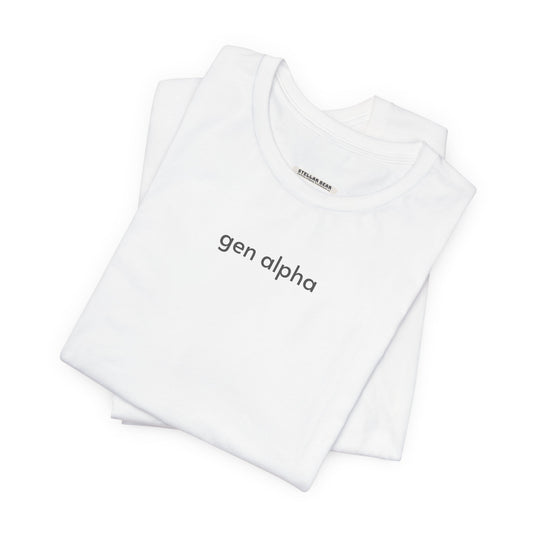 Gen Alpha Minimalist Style T-Shirt