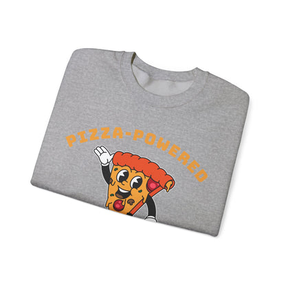 Pizza-Powered Graphic Sweatshirt