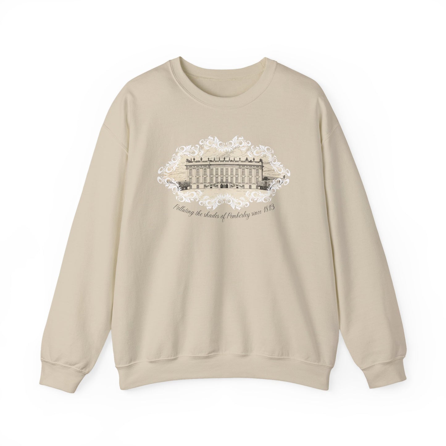 Polluting the Shades of Pemberley since 1813 Vintage Graphic Sweatshirt (Jane Austen)