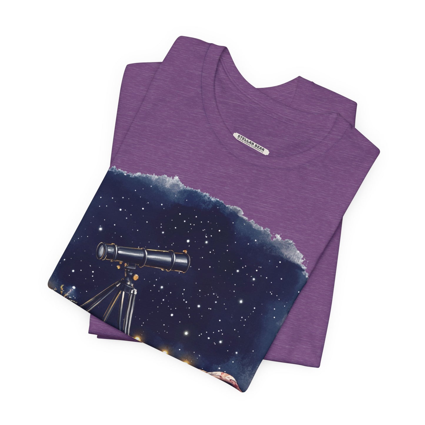 Let's Take a Look Telescope Graphic T-Shirt
