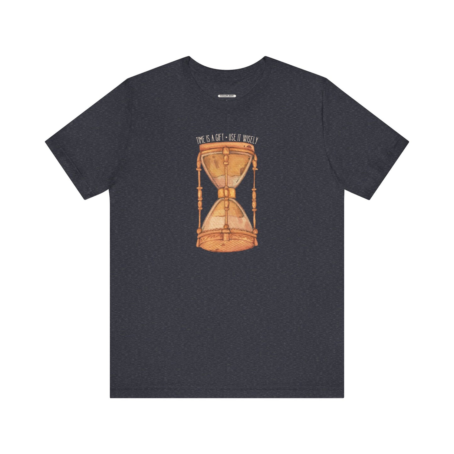 Time is  Gift, Use It Wisely Hourglass Vintage Objects Graphic T-Shirt
