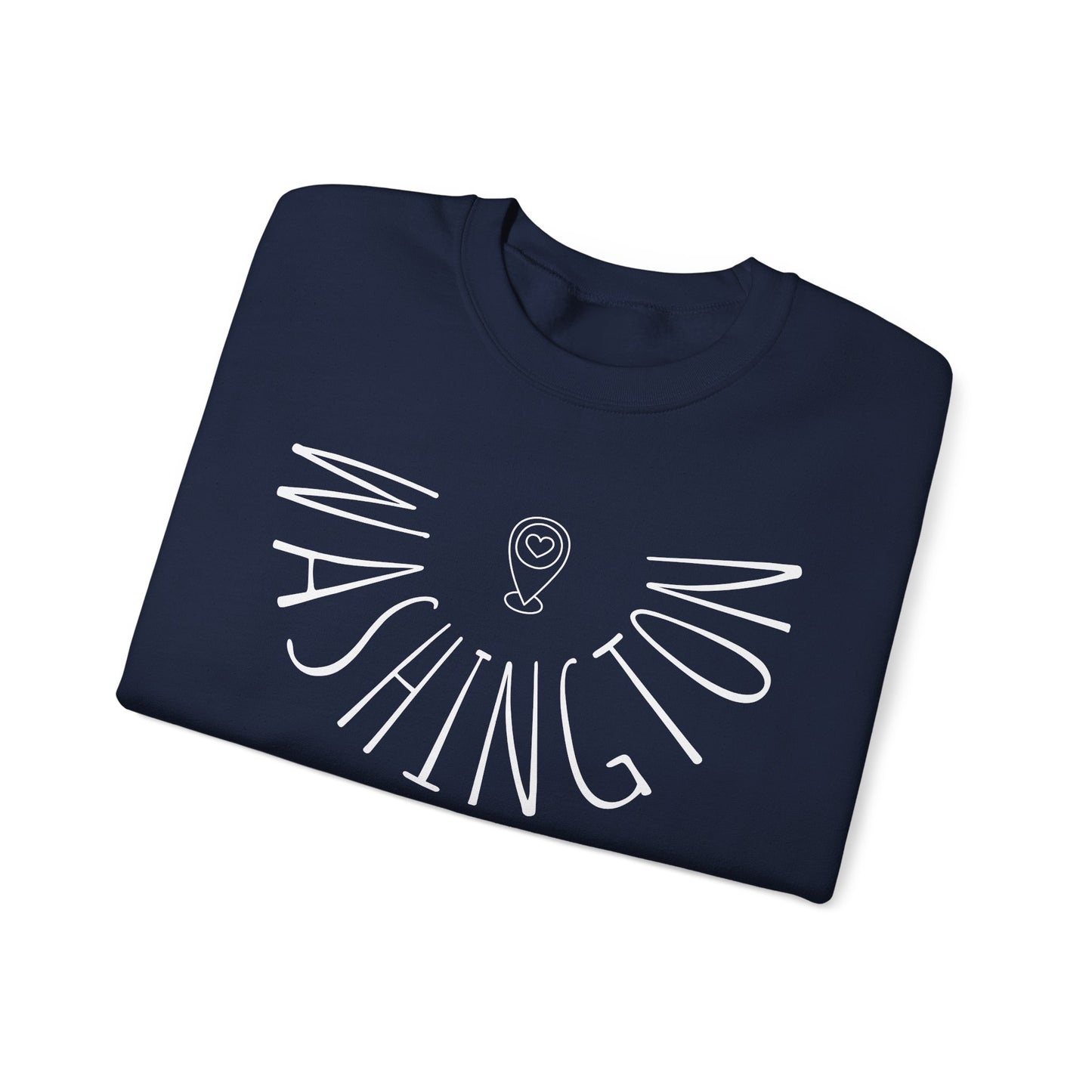 Washington Liquid Letters Graphic Sweatshirt