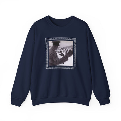 Snowball Fight, Marines, 1940 Vintage Graphic Sweatshirt