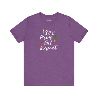 Sow Grow Eat Repeat Graphic T-Shirt