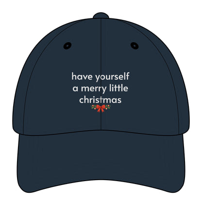 Have Yourself a Merry Little Christmas Minimalist Style Cap