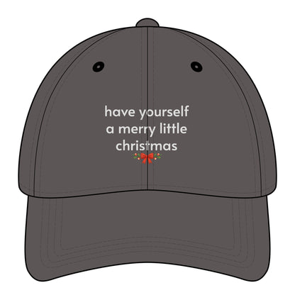 Have Yourself a Merry Little Christmas Minimalist Style Cap
