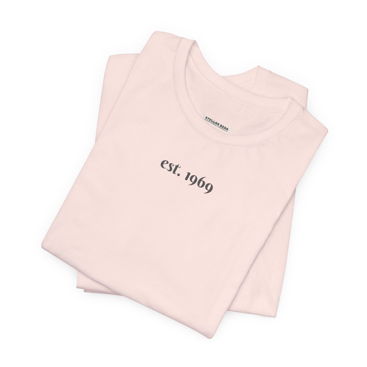 Est. (Personalized Year) Birthday Minimalist Style T-Shirt