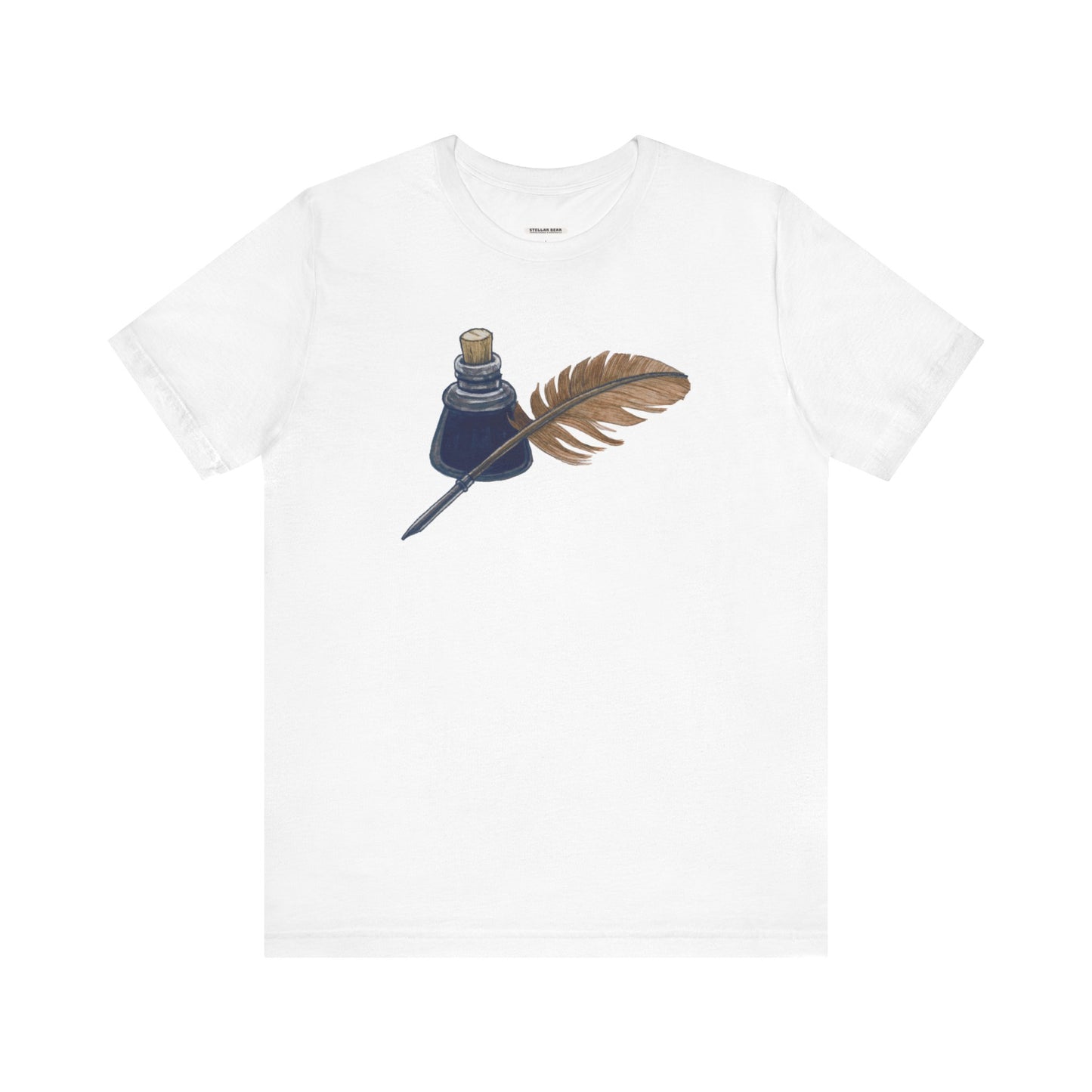 Ink and Feather Quill Pen Vintage Objects Graphic T-Shirt