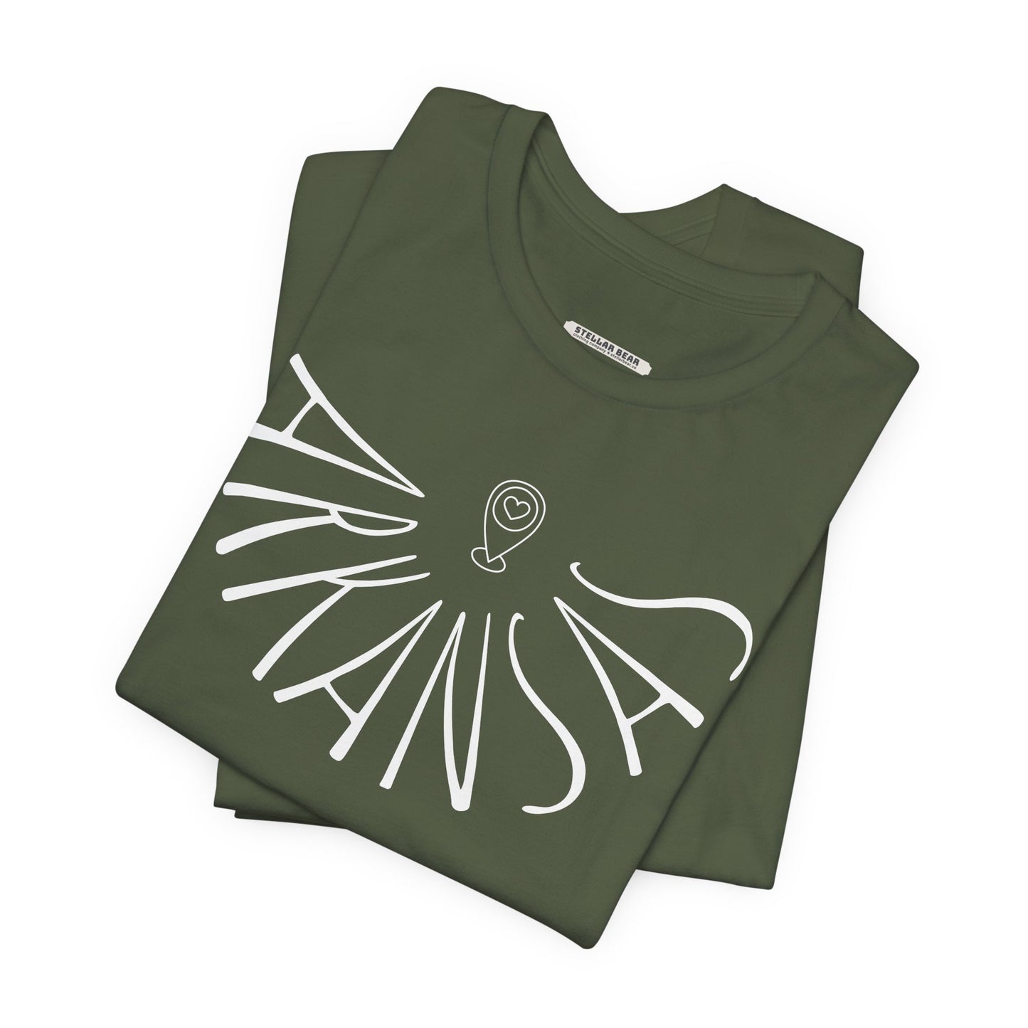 Arkansas Liquid Letters Graphic T-Shirt