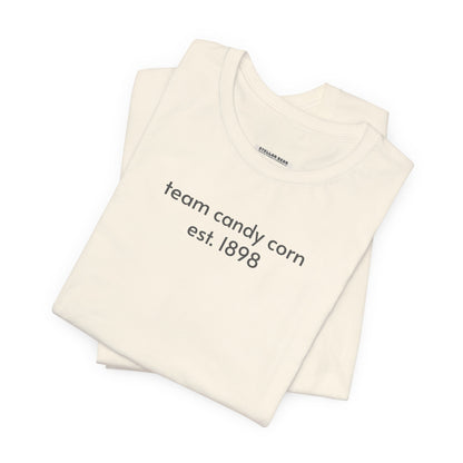 Team Candy Corn Minimalist Style T-Shirt