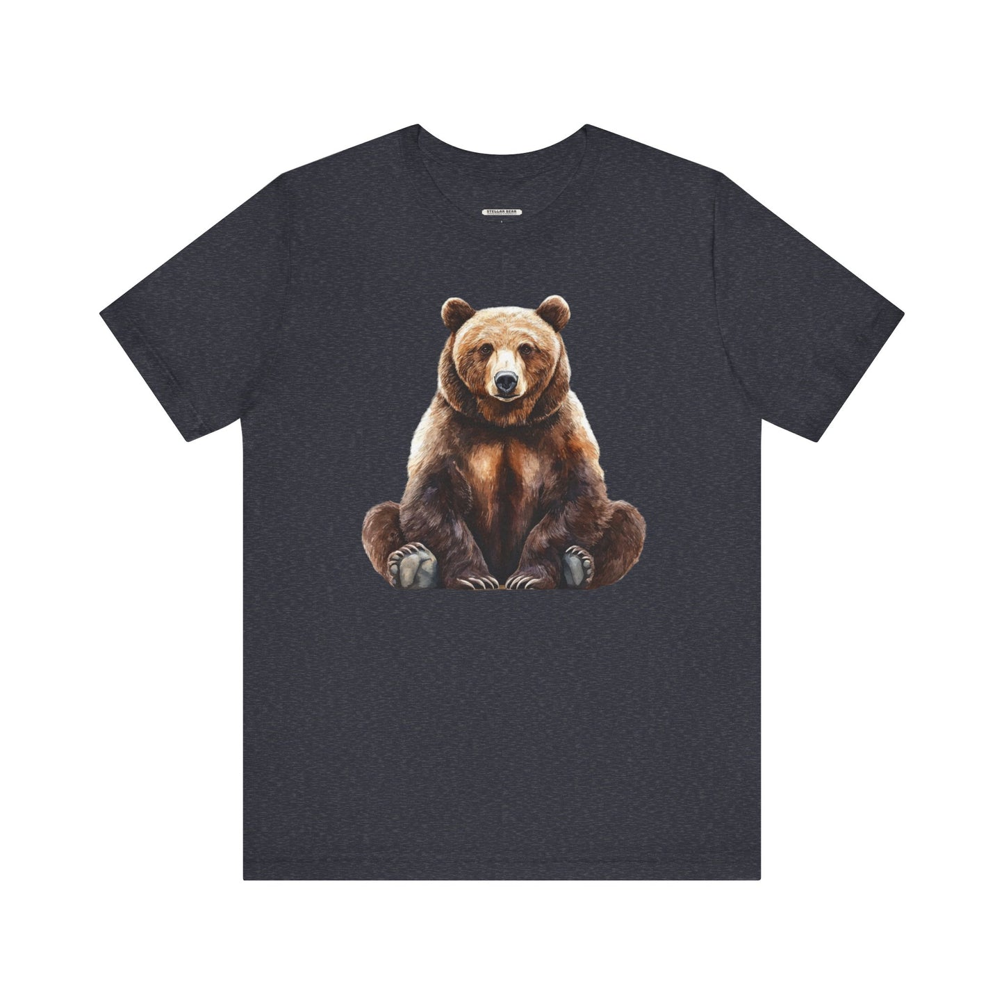 Grizzly Bear Sitting Graphic T-Shirt