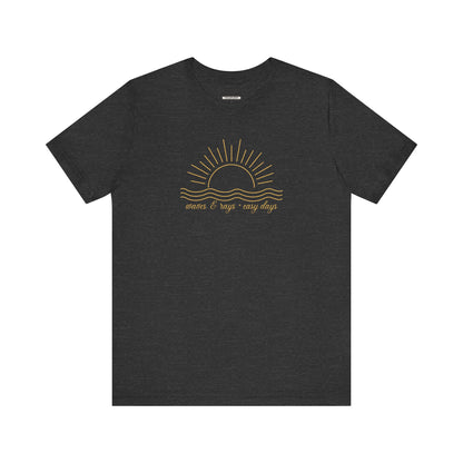 Waves & Rays, Easy Days Graphic T-Shirt