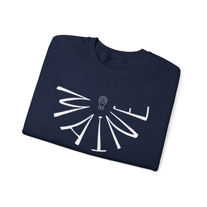 Maine Liquid Letters Sweatshirt