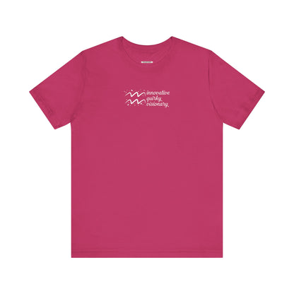 Aquarius Traits Zodiac Sign Graphic T-Shirt
