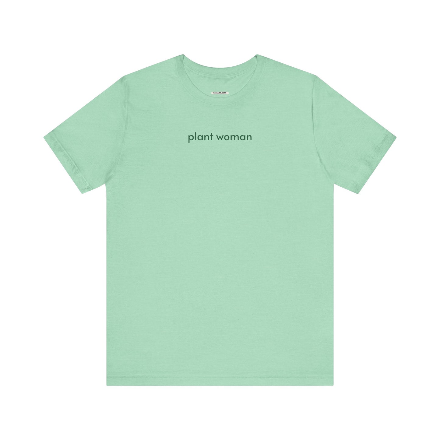 Plant Woman Minimalist Style T-Shirt
