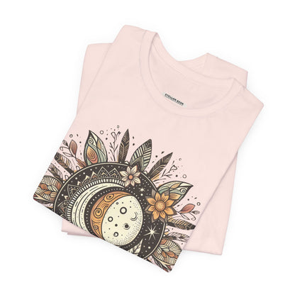 Sun and Moon Floral Graphic T-Shirt