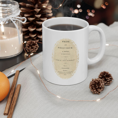 Pride and Prejudice First Edition 1813 Vintage Graphic Mug