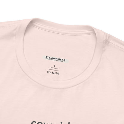 Cowgirl Minimalist Style T-Shirt