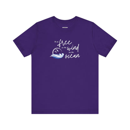 Be as Free as the Wind on the Ocean Graphic T-Shirt