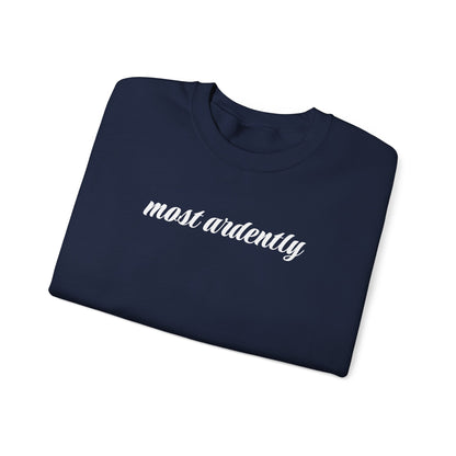 Most Ardently Minimalist Style Sweatshirt (Jane Austen)