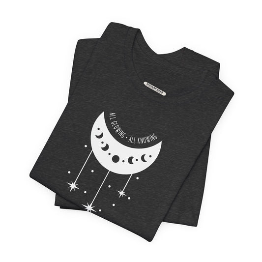 All Glowing All Knowing Moon Graphic T-Shirt