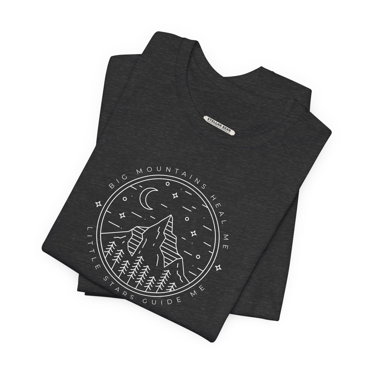 Big Mountains Heal Me, Little Stars Guide Me Graphic T-Shirt