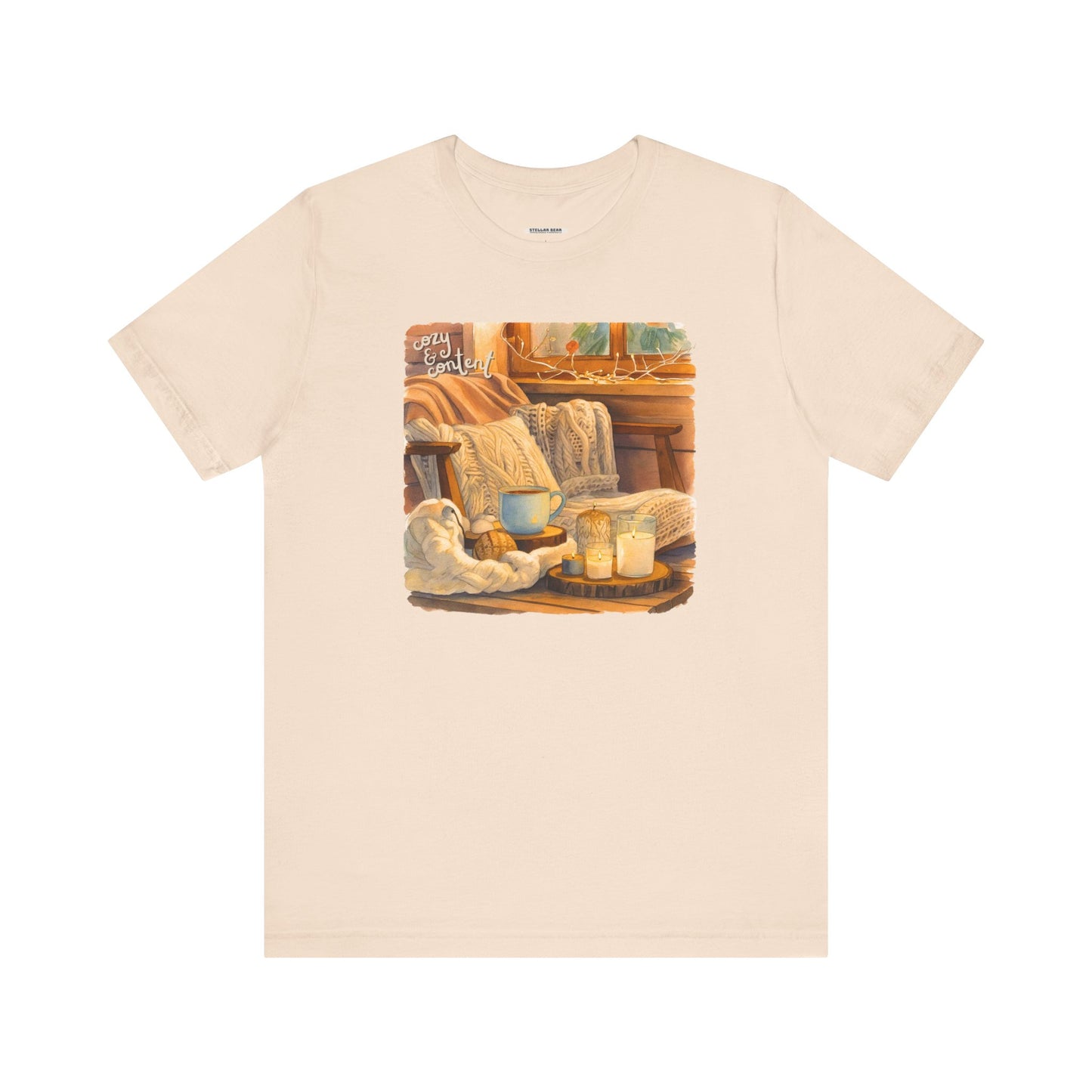 Cozy & Content Graphic T-Shirt