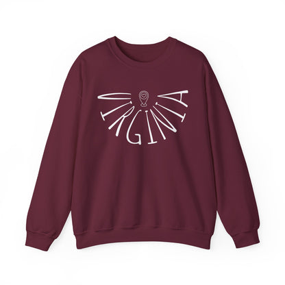 Virginia Liquid Letters Graphic Sweatshirt