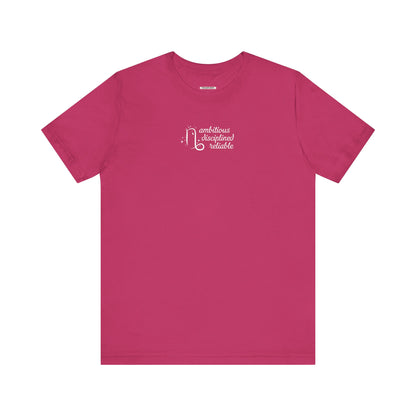Capricorn Traits Zodiac Sign Graphic T-Shirt