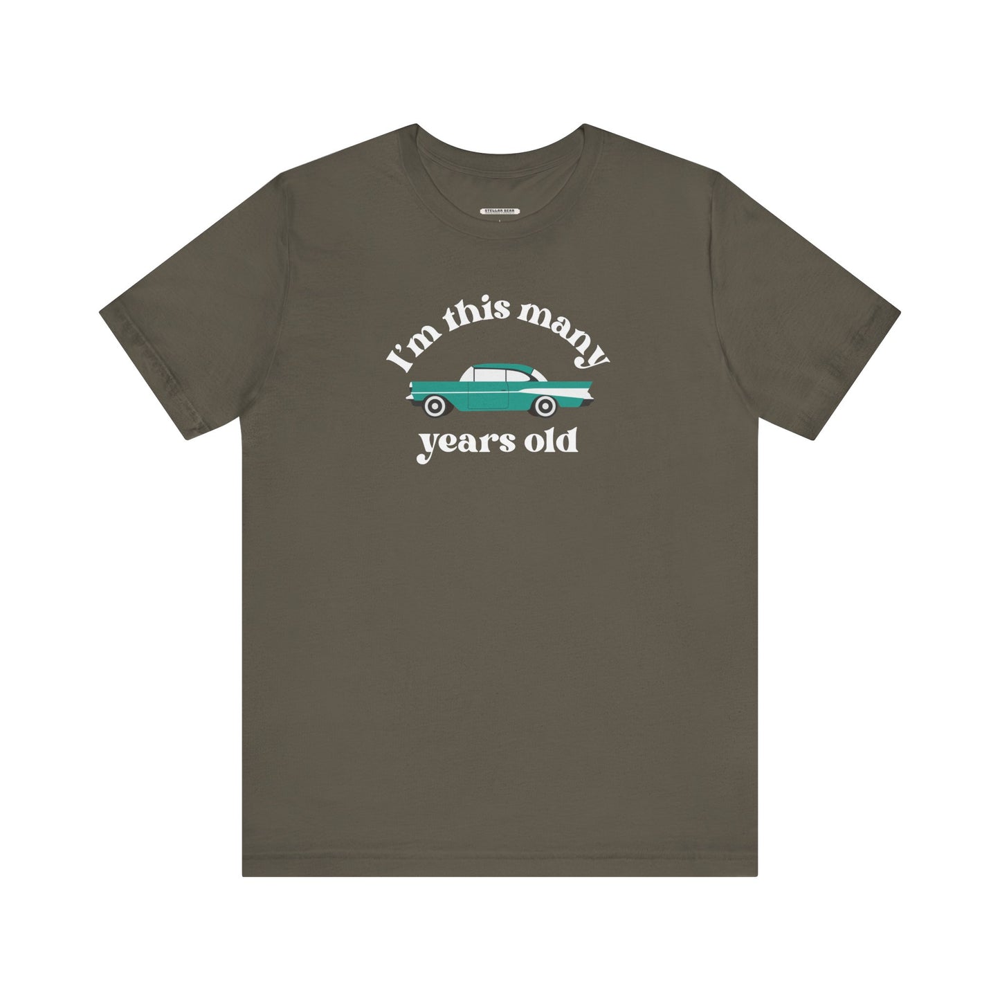 I'm This Many Years Old (Fin Car) Graphic T-Shirt