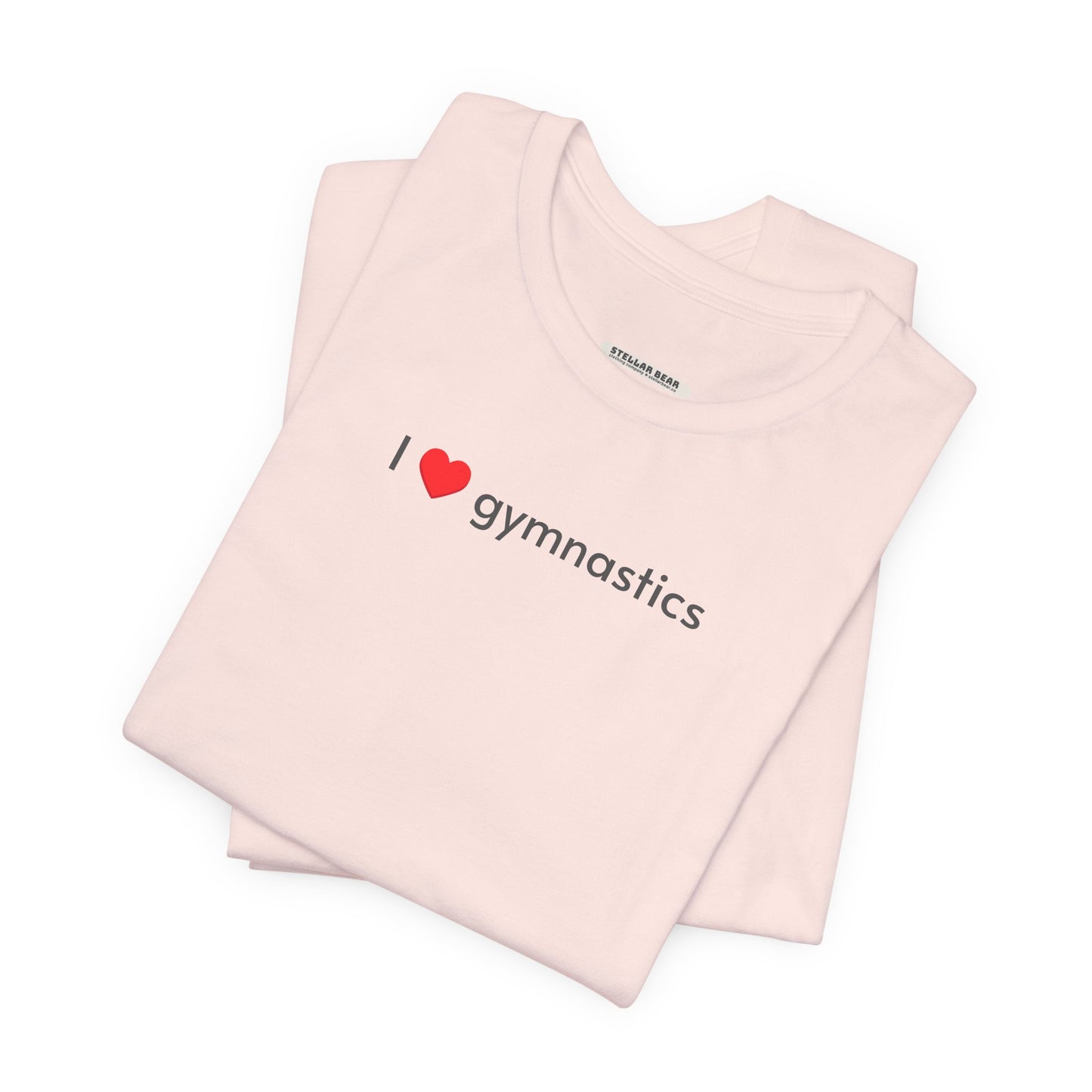 I Love Gymnastics Minimalist Style T-Shirt