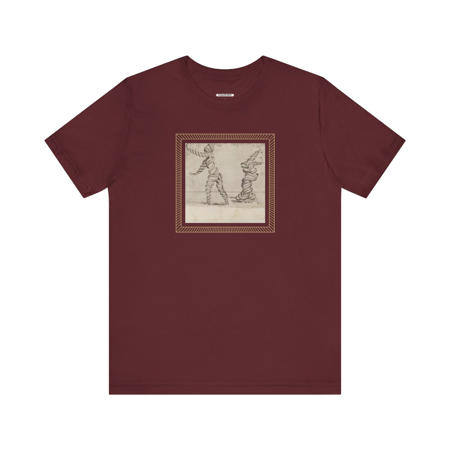 Ribbon People by Giovanni Battista Bracelli 1624 Vintage Graphic T-Shirt