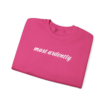 Most Ardently Minimalist Style Sweatshirt (Jane Austen)