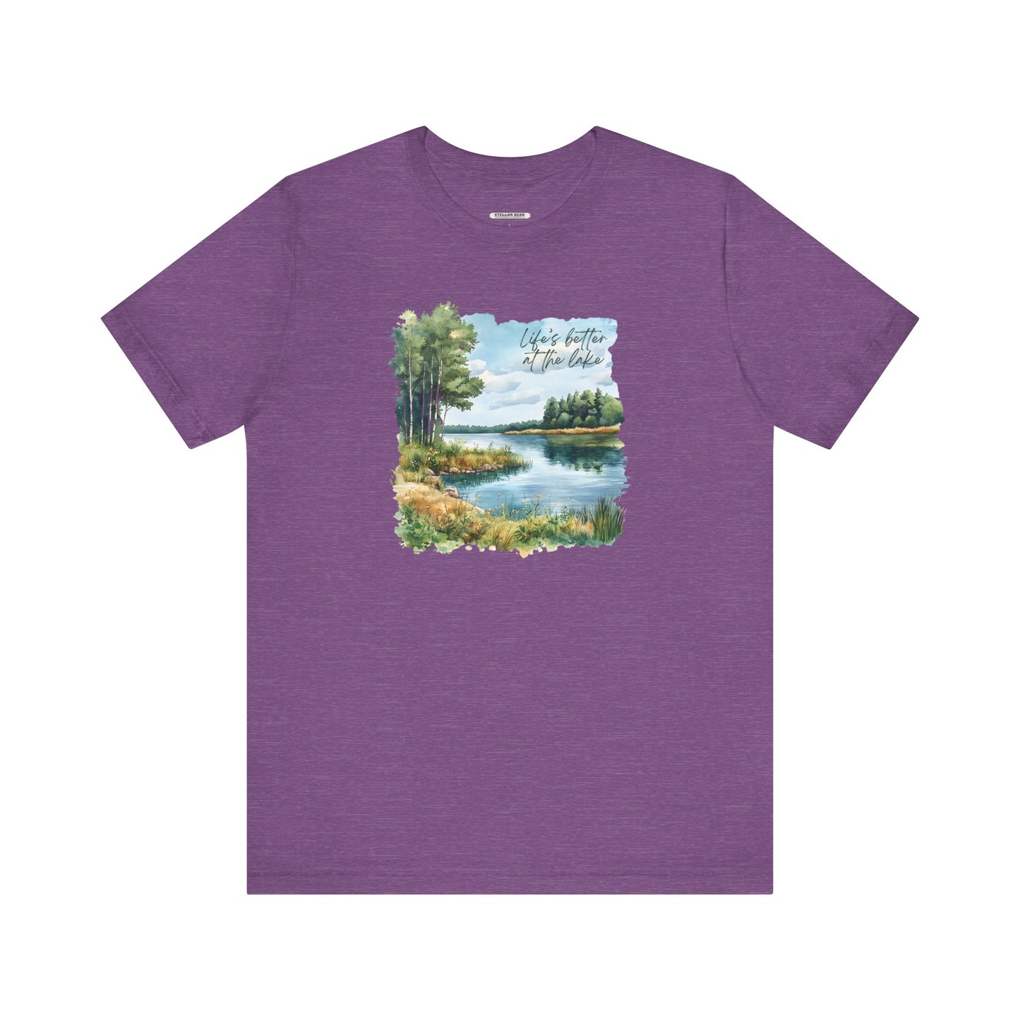 Life's Better at the Lake,  Spring Trees Graphic T-Shirt