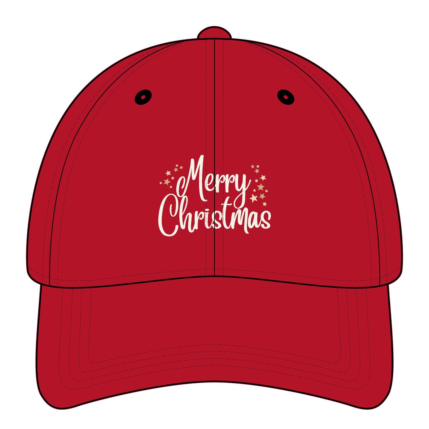 Merry Christmas Graphic Cap