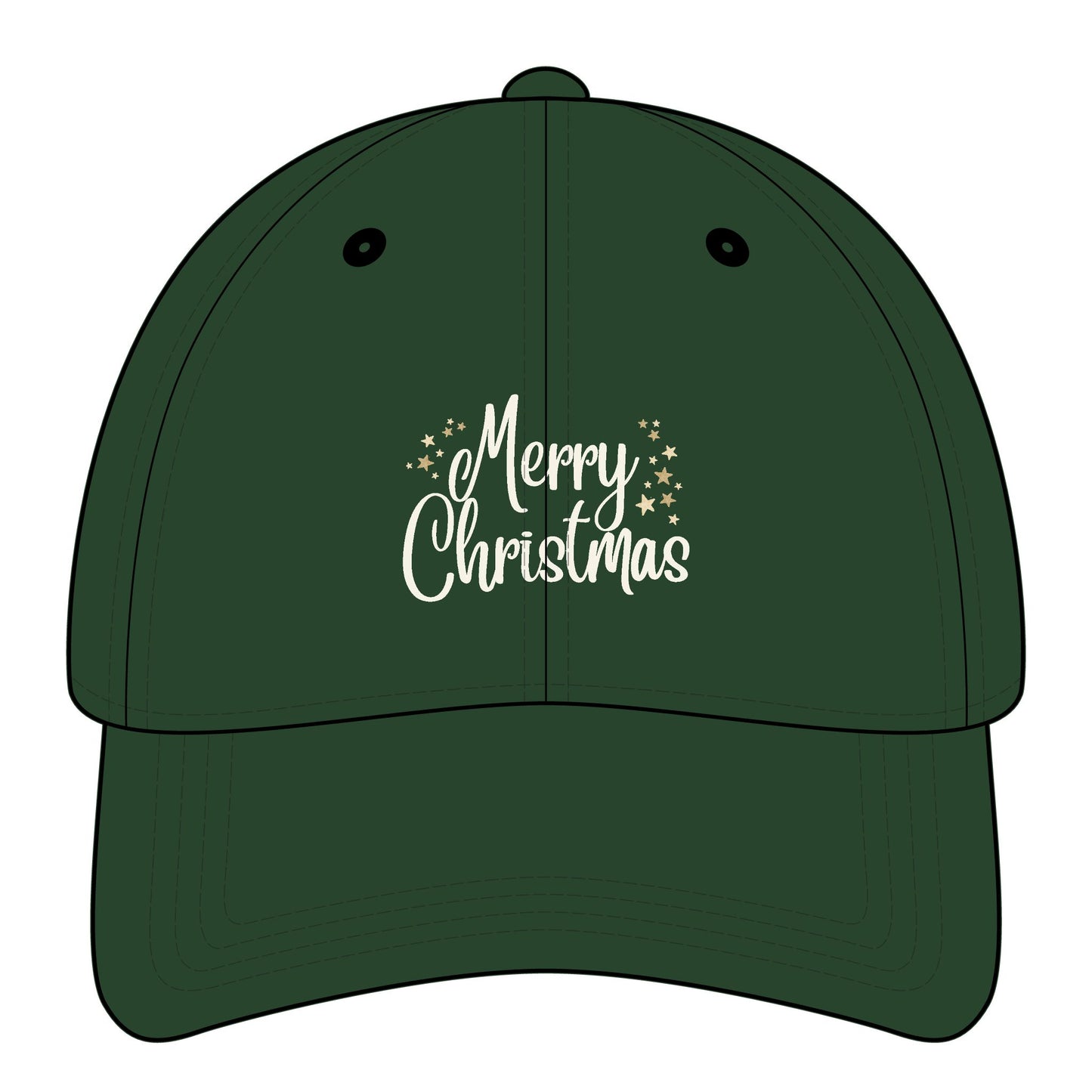 Merry Christmas Graphic Cap